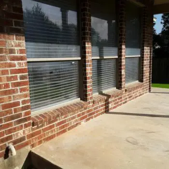 Clean brick exterior residential home
